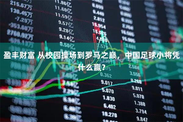 盈丰财富 从校园操场到罗马之巅，中国足球小将凭什么赢？