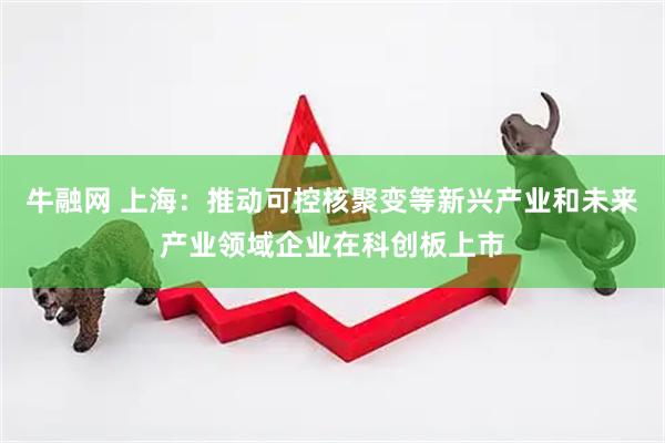 牛融网 上海：推动可控核聚变等新兴产业和未来产业领域企业在科创板上市